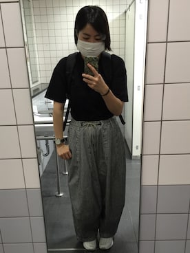 「TIMEX（タイメックス）のTIMEX / Weekender クロノグラフ（アナログ腕時計）」を使った、ayakaさん（レディース・164cm）の夏コーディネート