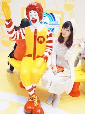 「アイテム（つなぎ/オールインワン、ベージュ系）」を使った、♡ ℐ i ℓ ℓ 𓈒𓏸  さん（レディース・161cm）の秋コーディネート