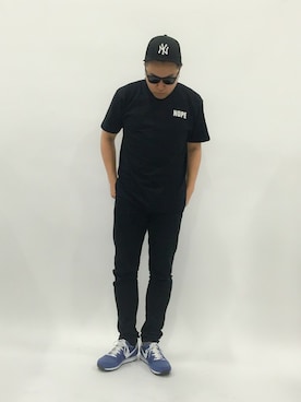「nike challenger」｜ナカガワ リュウさん（メンズ・172cm）の春コーディネート