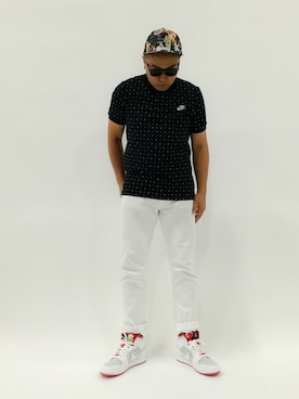 「DUPPIES（ダッピーズ）のアイテム（帽子）」を使った、ナカガワ リュウさん（メンズ・172cm）の春コーディネート