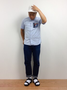 ナカガワ リュウさん（メンズ・172cm）の夏コーディネート