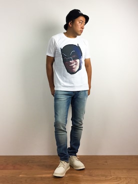 「mtg.（モンタージュ）のアイテム」を使った、ナカガワ リュウさん（メンズ・172cm）の夏コーディネート