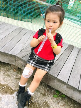 CANAさん（キッズ・90cm）の秋コーディネート