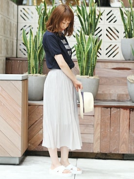 「Goodwear(Since1983)（グッドウェア）のアイテム」を使った、sena*さん（レディース・160cm）の夏コーディネート