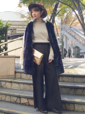 「relume」｜sena*さん（レディース・160cm）の冬コーディネート