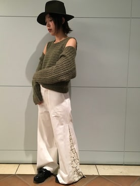 「AKIRA NAKA」｜わたなべさん（レディース・163cm）の秋コーディネート