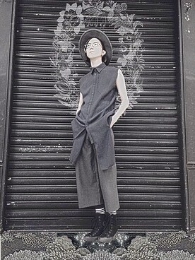 「CONVERSE（コンバース）のアイテム（その他シューズ）」を使った、XIWIさん（メンズ・172cm）の夏コーディネート