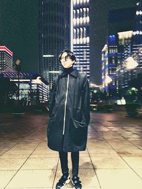 「アイテム（チノパンツ、グレー系）」を使った、XIWIさん（メンズ・172cm）の春コーディネート