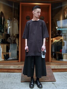 「XIWI（シーウィー）のアイテム（トップス）」を使った、XIWIさん（メンズ・172cm）の夏コーディネート