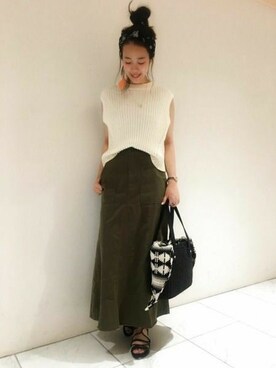 「サファリコーデ」｜SAAYANさん（レディース・166cm）の春コーディネート