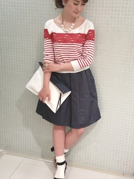 「ソックス」｜うってぃさん（レディース・153cm）の春コーディネート