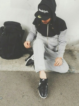 「NIKE NSW（ナイキエヌエスダブリュー）のアイテム」を使った、ziziさん（メンズ・178cm）の春コーディネート