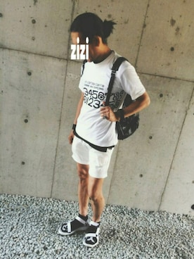 「Y-3（ワイスリー）のアイテム（アクセサリー）」を使った、ziziさん（メンズ・178cm）の夏コーディネート