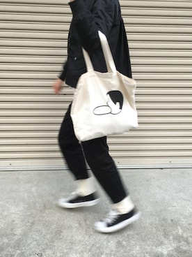 「Ray BEAMS（レイビームス）のアイテム（ブルゾン）」を使った、mio..さん（レディース・160cm）の春コーディネート