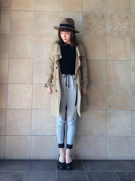 長澤メイさん(レディース・161cm)の秋コーディネート