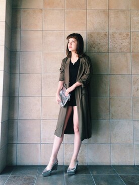 長澤メイさん（レディース・161cm）の春コーディネート