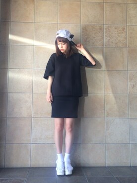 長澤メイさん（レディース・161cm）の春コーディネート