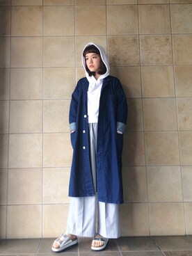 長澤メイさん（レディース・161cm）の春コーディネート