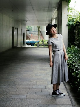 長澤メイさん（レディース・161cm）の夏コーディネート