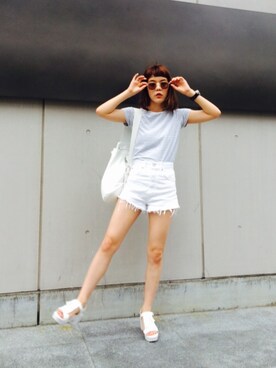 長澤メイさん（レディース・161cm）の夏コーディネート