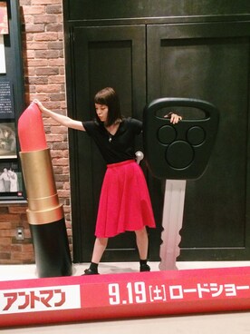 長澤メイさん（レディース・161cm）の秋コーディネート