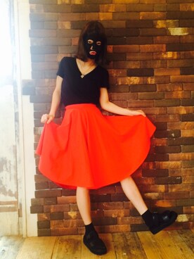 長澤メイさん（レディース・161cm）の秋コーディネート