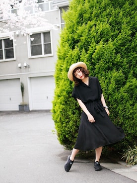 長澤メイさん（レディース・161cm）の春コーディネート