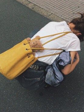 「merry jenny（メリージェニー）のアイテム（その他）」を使った、長澤メイさん（レディース・161cm）の夏コーディネート