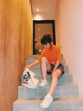 長澤メイさん（レディース・161cm）の夏コーディネート