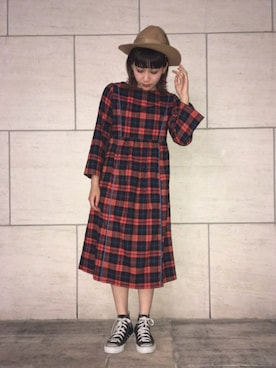 庄司彩夏さん(レディース・159cm)の秋コーディネート