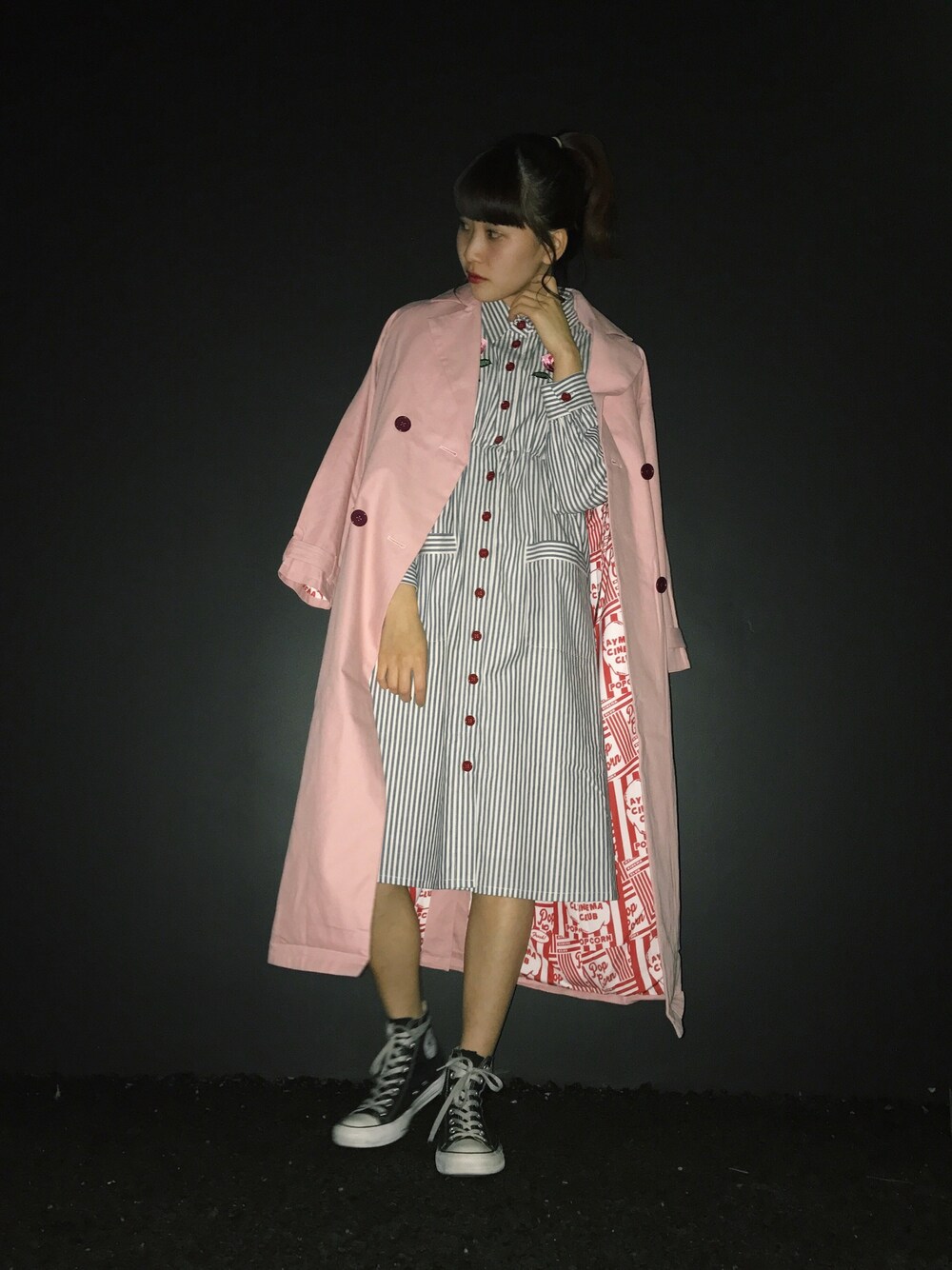 【Aymmy in the batty girls】ハリウッドトレンチコート Aymmy in the batty girls デニム トレンチコート M - メルカリ