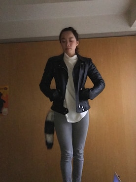 「H&M（エイチ・アンド・エム）のアイテム（その他）」を使った、りーさん（レディース・148cm）の秋コーディネート