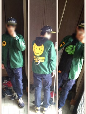 「ROLLING CRADLE（ローリングクレイドル）のアイテム（ジャケット/アウター）」を使った、YuUYAさん（メンズ・171cm）の冬コーディネート