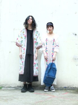 「iohll（iohll）のアイテム」を使った、xainさん（レディース・165cm）の春コーディネート