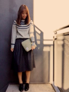 サンさん(レディース・156cm)の冬コーディネート