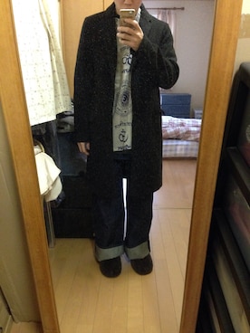 「JEANASIS（ジーナシス）のアイテム（オールインワン・サロペット）」を使った、りょうさん（メンズ・162cm）の春コーディネート