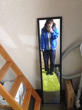 「CONVERSE（コンバース）のアイテム（ブルゾン）」を使った、りょうさん（メンズ・162cm）の秋コーディネート
