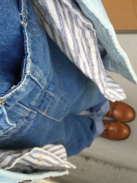 「Panamaboy（パナマボーイ）のアイテム（オールインワン・サロペット）」を使った、makudawellさん（レディース・152cm）の春コーディネート