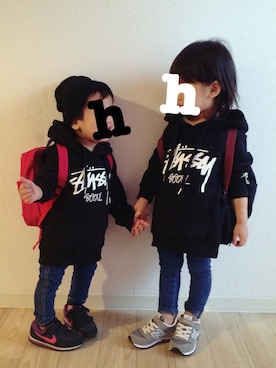 ひよとひなさん(キッズ・100cm)の秋コーディネート