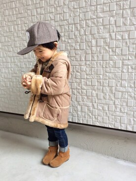 rizさん（キッズ・90cm）の冬コーディネート