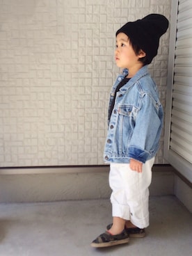 rizさん（キッズ・90cm）の春コーディネート
