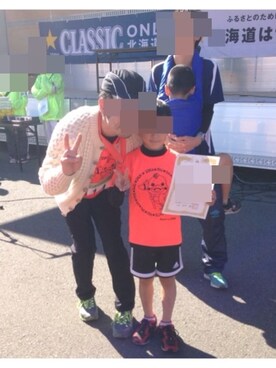 「アイテム（ジャージ）」を使った、pikaさん（メンズ・165cm）の秋コーディネート