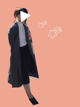 「yuni（ユニ　）のアイテム（トレンチコート）」を使った、Kさん（レディース・155cm）の秋コーディネート