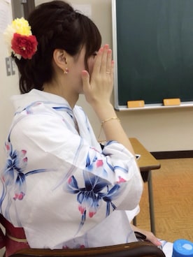 「祭り」｜「アイテム（アクセサリー）」を使った、ekachanさん（レディース・167cm）の秋コーディネート