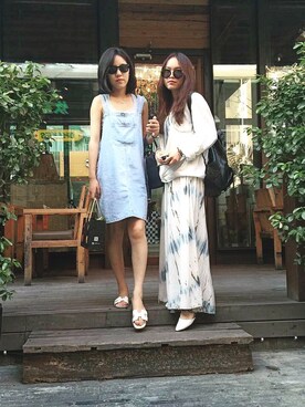 「goa（ゴア）のアイテム（その他）」を使った、マキさん（レディース・158cm）の夏コーディネート