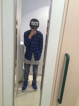 「ARMANI EXCHANGE（アルマーニエクスチェンジ）のアイテム（アクセサリー）」を使った、けんぼーさん（メンズ・170cm）の秋コーディネート