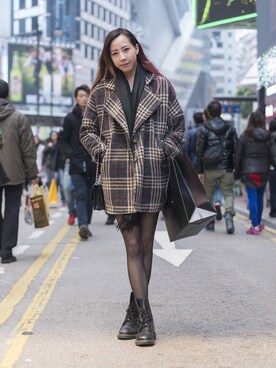 「wear x touch」｜EASTTOUCHGIRLSさん（レディース・165cm）の冬コーディネート