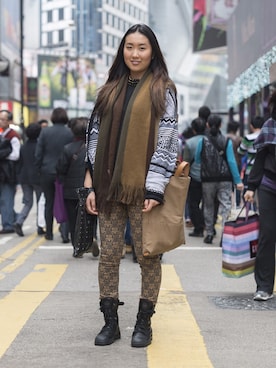 「wear x touch」｜EASTTOUCHGIRLSさん（レディース・165cm）の冬コーディネート