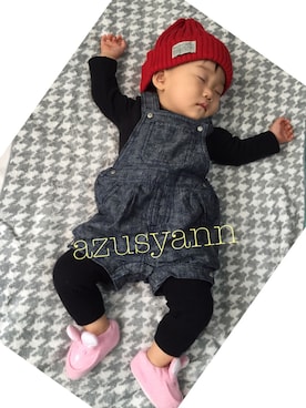 「babygap」｜「アイテム（その他シューズ）」を使った、azusyannさん（キッズ・70cm）の秋コーディネート