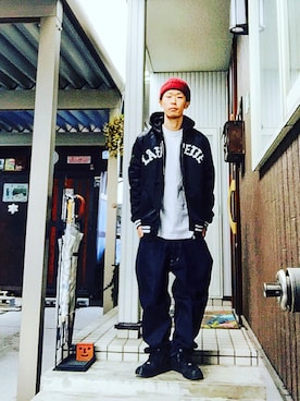 Dragon相馬さん（メンズ・174cm）の春コーディネート